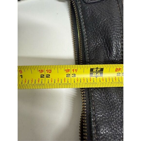 The Sac Kendra Pebbled Black Leather Crossbody Bag Adjustable Strap - Picture 10 of 12